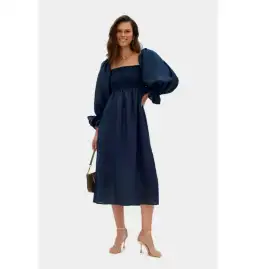 Sleeper Atlanta Dress in Navy Size S / UK 8 for rent on The Volte - image 1