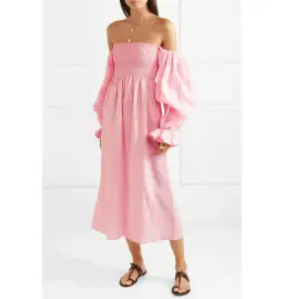 Sleeper Atlanta Dress in Pink Size UK 8 for rent on The Volte - image 1