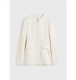 Totême Collarless Blazer Ecru Size UK 10 for rent on The Volte - image 6