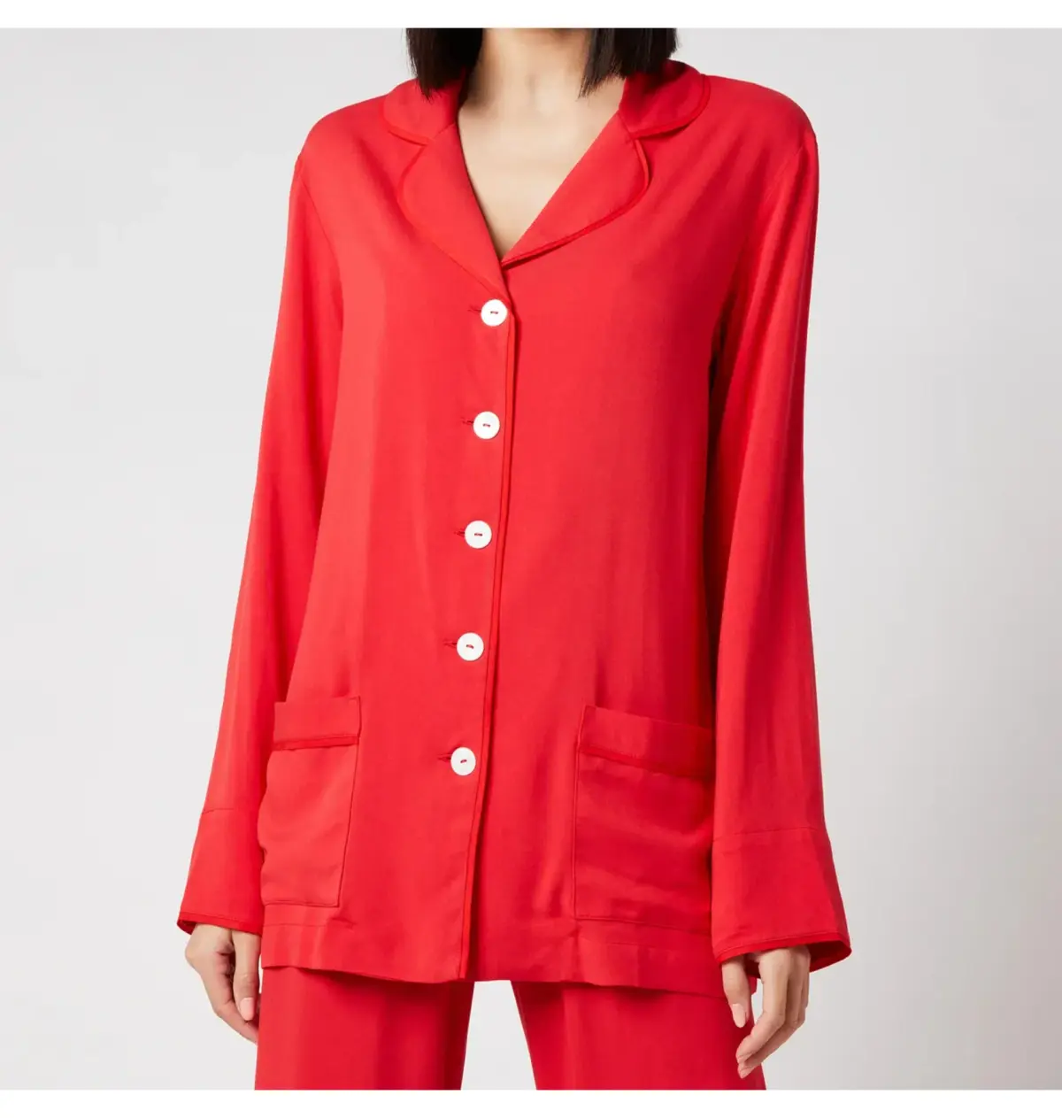 Sleeper Feather Pyjama Party Set Red Size UK 10 - Image 3