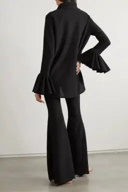 Sleeper Cosmos Flare Lounge Suit Black Size UK 8 for rent on The Volte - image 2