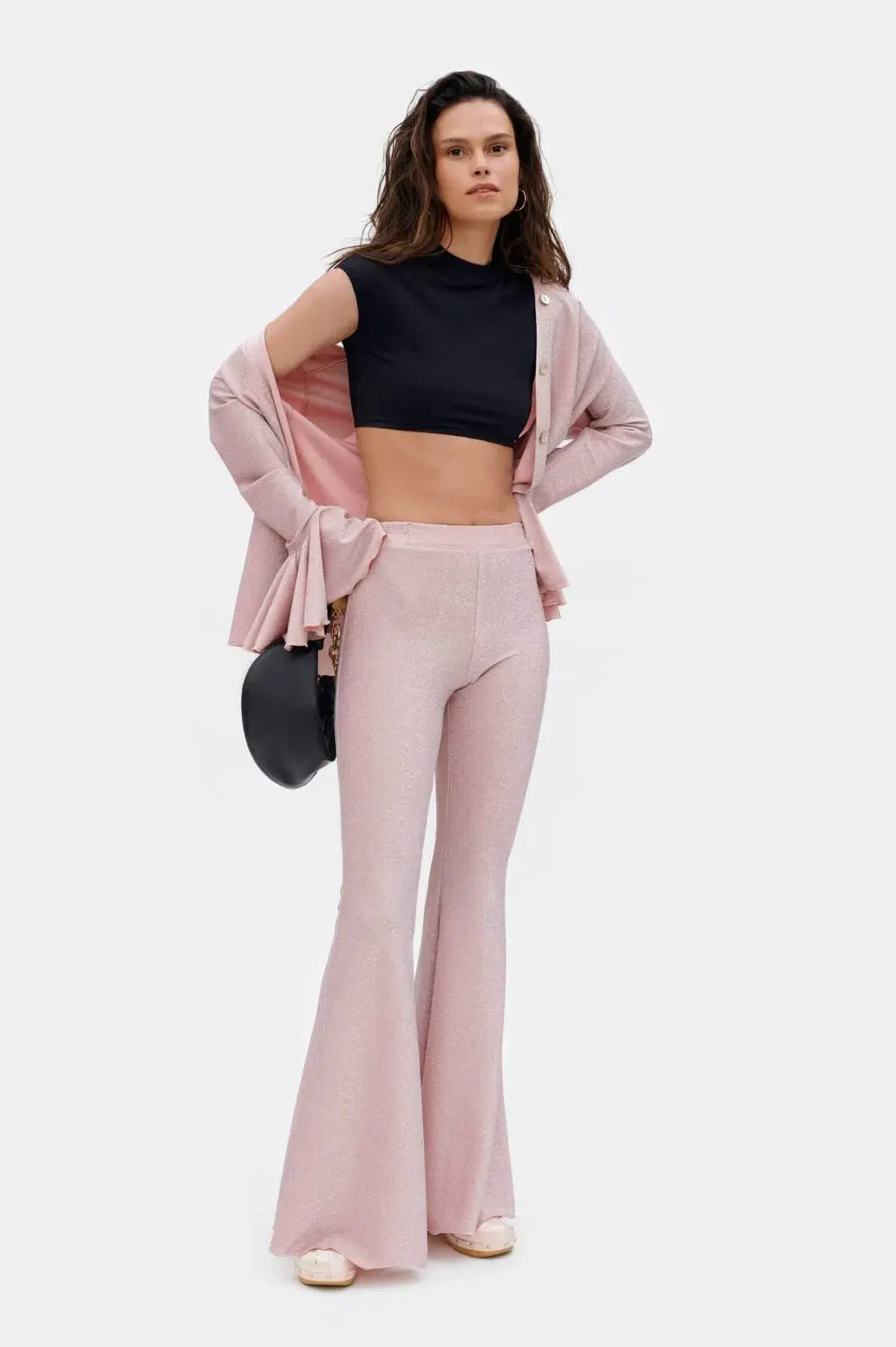 Sleeper Venera Lurex Lounge Suit Pink Size M / AU 10 - Image 2