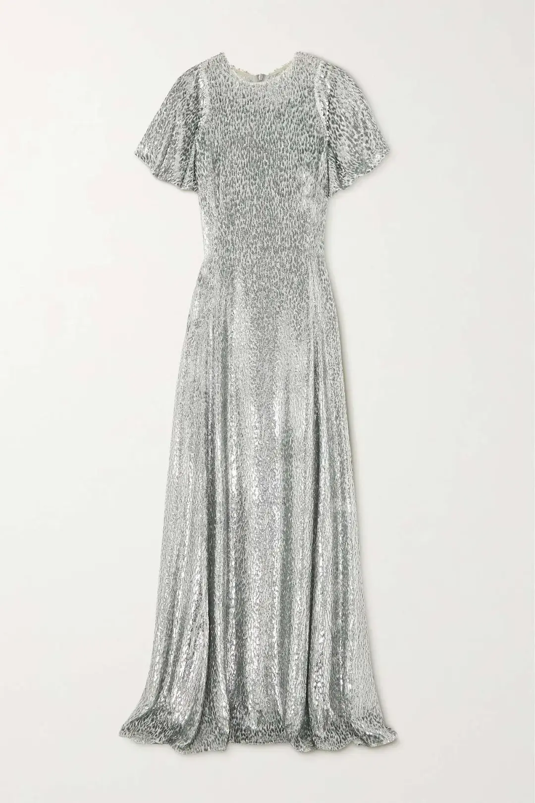The Vampire's Wife Midnight Tremors Metallic Gown Silver Size UK 10 for rent on The Volte - main image