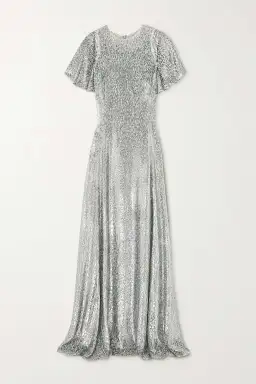 The Vampire's Wife Midnight Tremors Metallic Gown Silver Size UK 10 for rent on The Volte - image 6