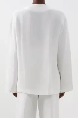 Raey Tie Front Pyjama Jacket Size 10 for rent on The Volte - image 3