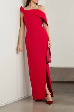 Roland Mouret One Shoulder Asymmetrical Gown Size 10 for rent on The Volte - image 1