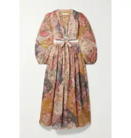 Zimmermann Patti Spliced Midi Dress Floral Size 2 / UK 12 for rent on The Volte - image 4