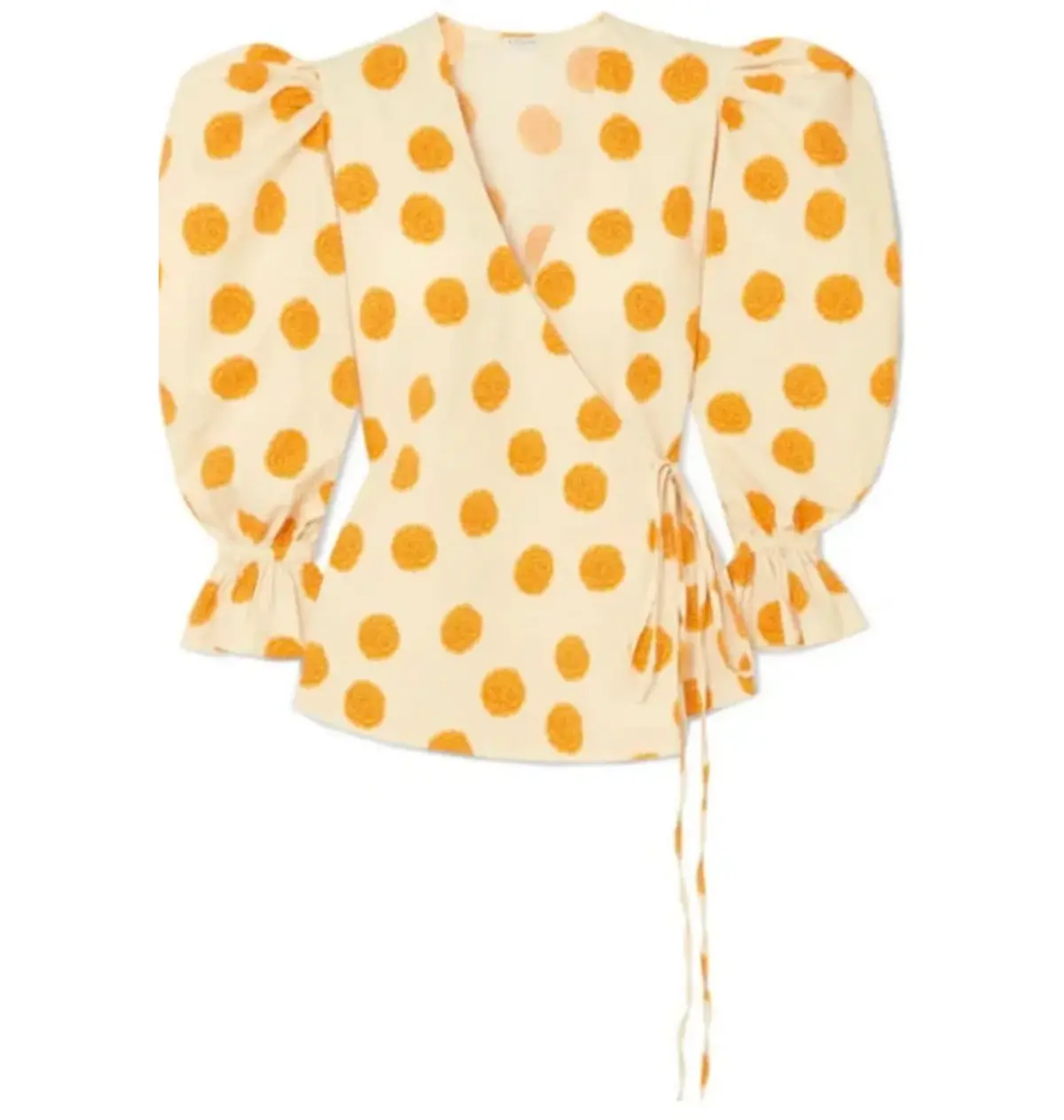 Rhode Valentina Wrap Top Print Size 12 - Image 3