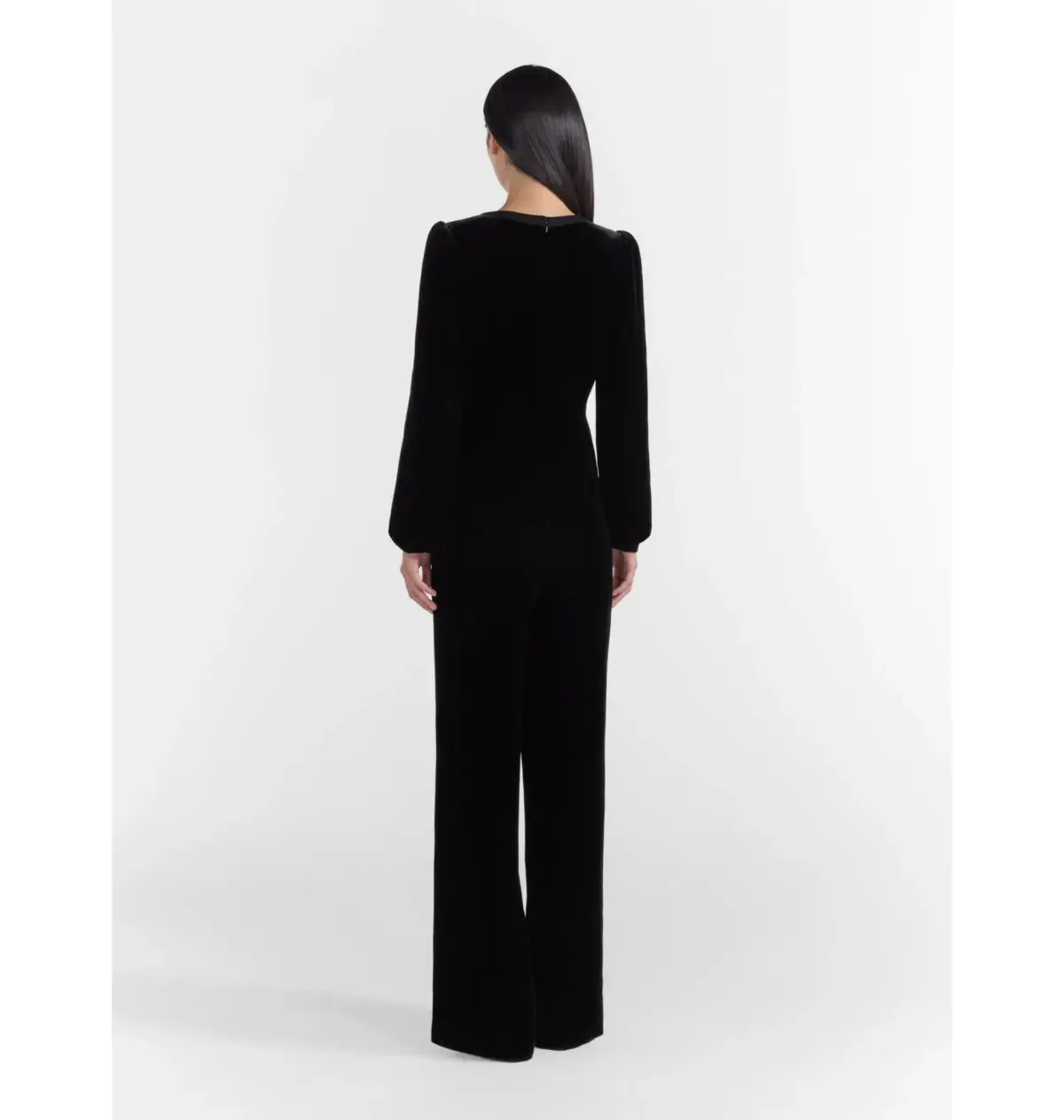 Saloni Camille Jumpsuit Black Size UK 10 - Image 2