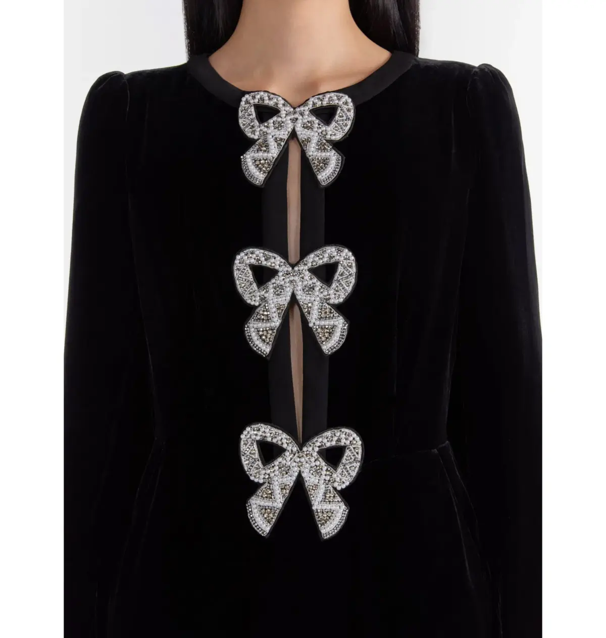 Saloni Camille Jumpsuit Black Size UK 10 - Image 3