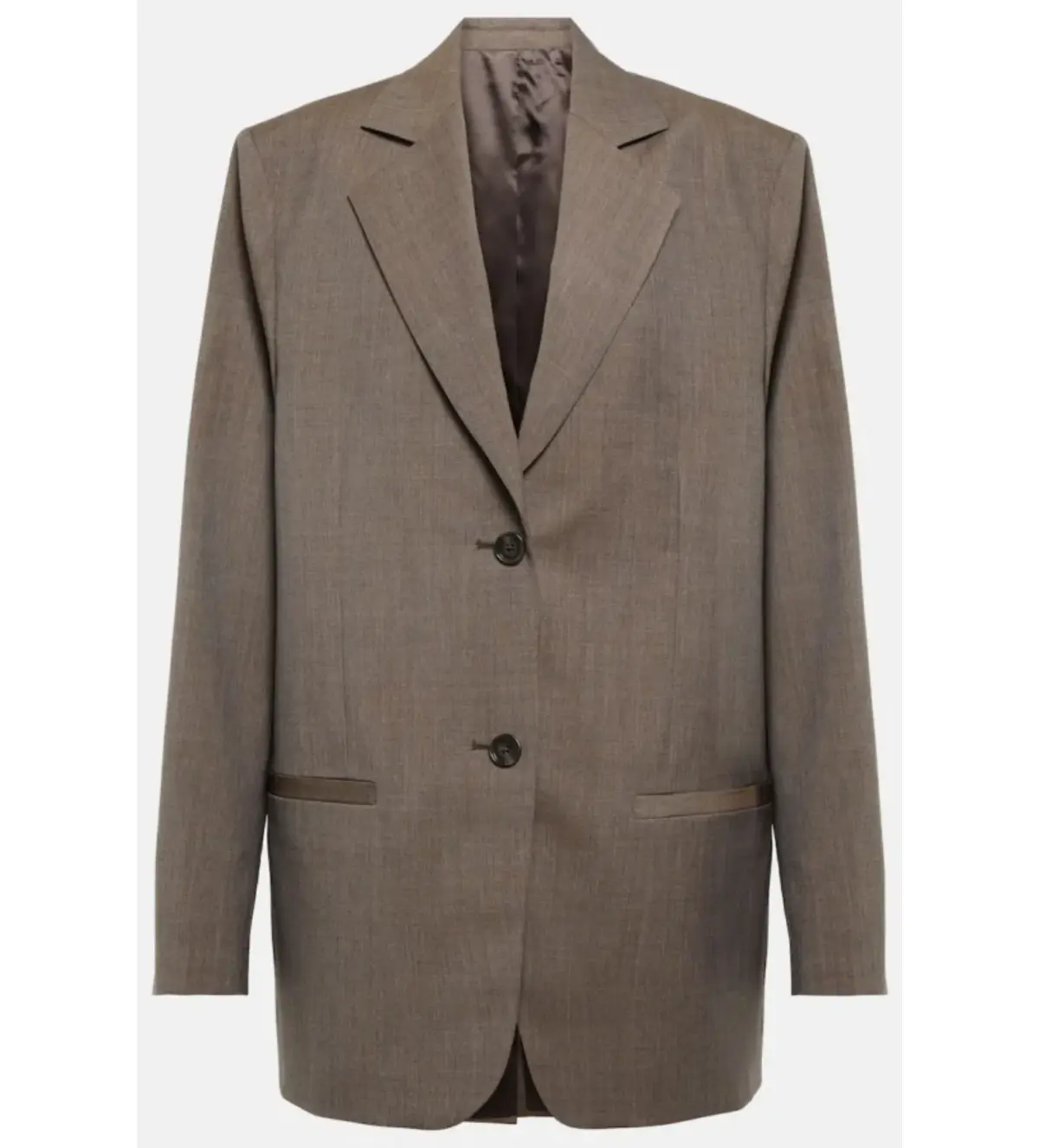 Totême  Wool Blazer Brown Size 10 - Image 3