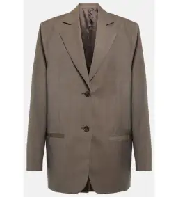 Totême Wool Blazer Brown Size 10 for rent on The Volte - image 3