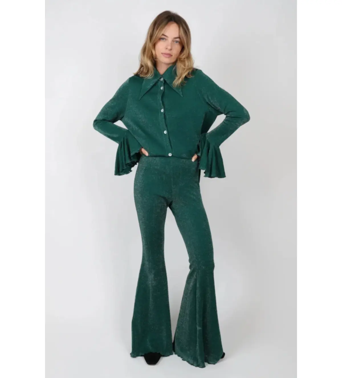 Sleeper Cosmos Pyjama Set Green Size UK 10 - Image 1